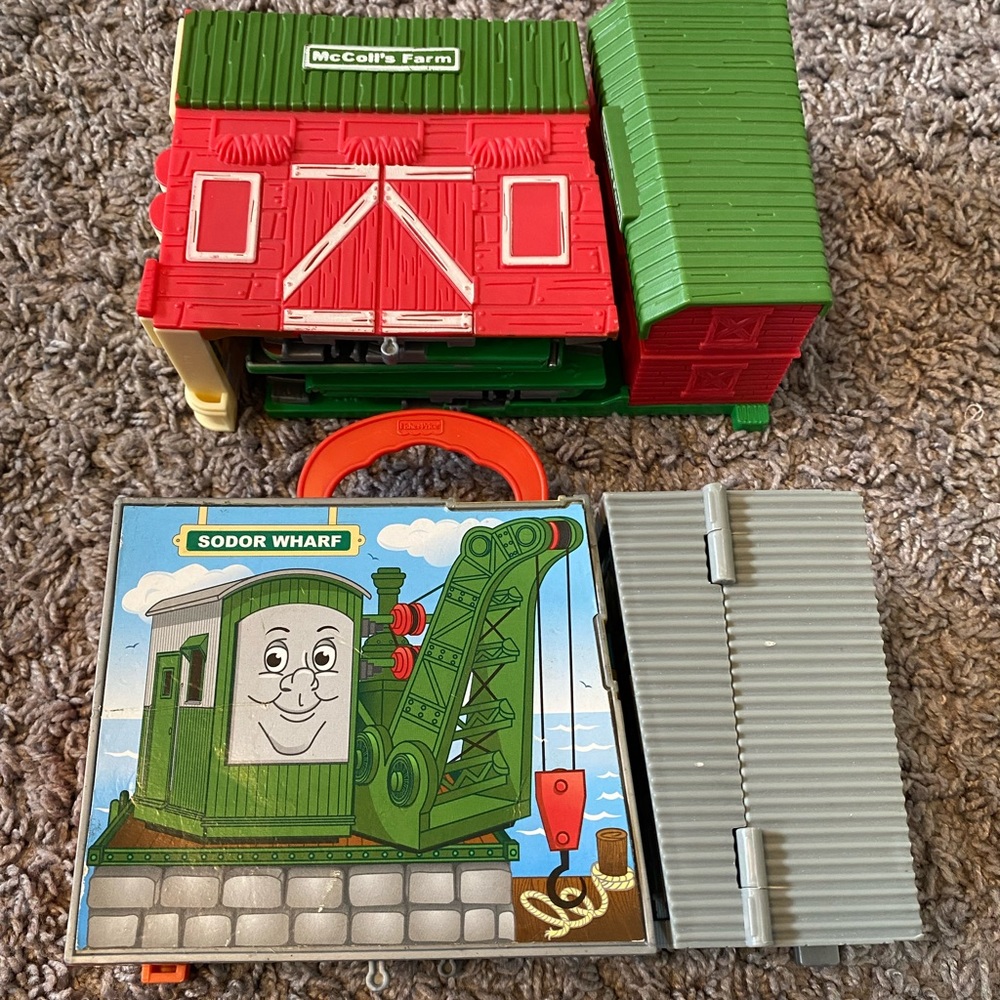 2 sets of Thomas and friends take-n-play tile tracks